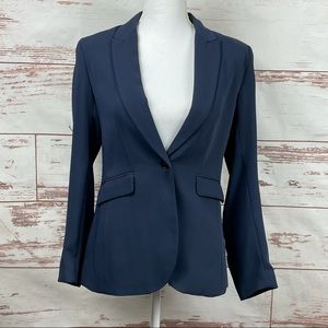 H&M Navy Fitted Blazer Size 8